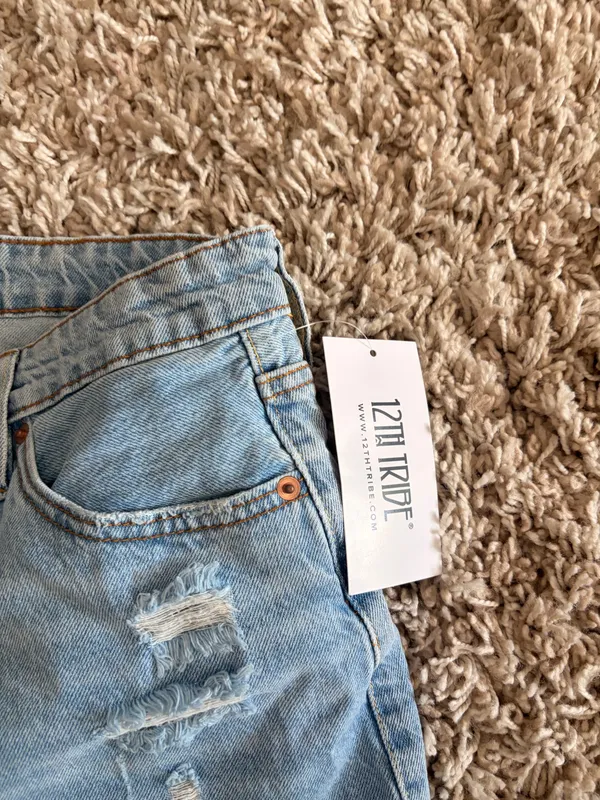 12th Tribe Jean Shorts - Image 2