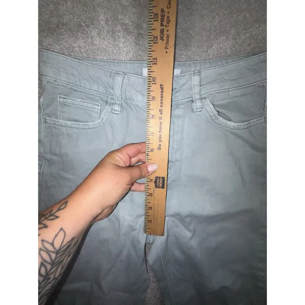 vervet light blue distressed wide leg crop‎ jeans 25 - Image 7