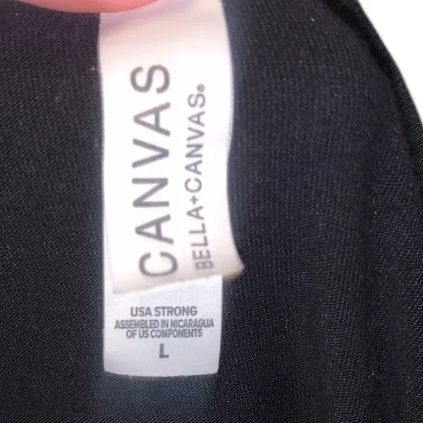 Bella & Canvas Black John 1:5 Light Shines in Darkness T-Shirt Short Sleeve - Image 5