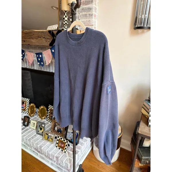Alo Yoga Domain Rib Knit Crew Sweater featuring a ribbed texture XL - Image 2