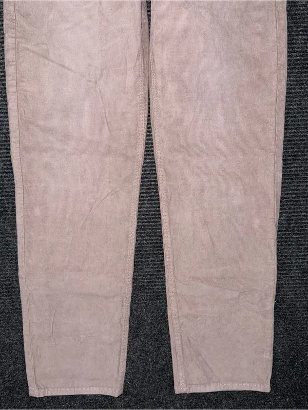 American Eagle NWT 90s Straight Dusty Rose Corduroy Pants Women’s Sz 2 SHORT - Image 4