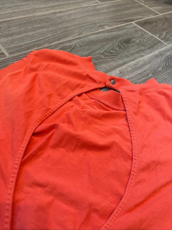 FP movement Free People hot shot romper size extra small XS EUC coral/orange/red - Image 6