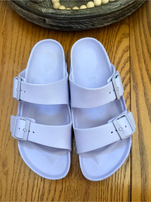 Birkenstock Lilac Stealth Buckle EVA Slide Sandals for Women - Image 3