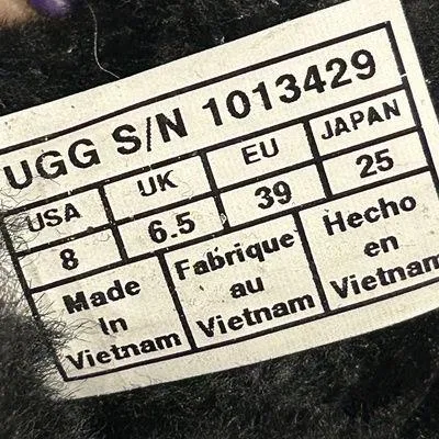 UGG Black Suede Boots size 8 - Image 7