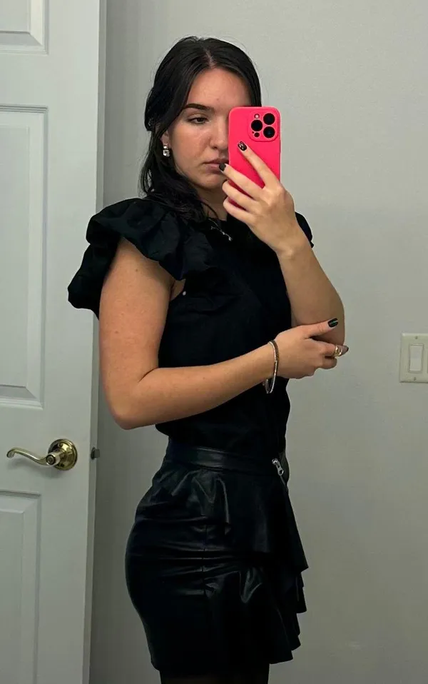 Nasty Gal Leather Skirt - Image 3