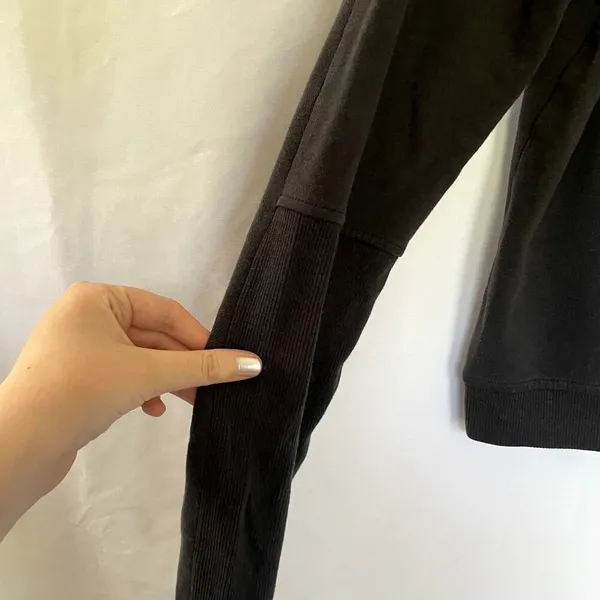 The North Face black‎ crewneck pullover sweater women's size medium cotton - Image 8