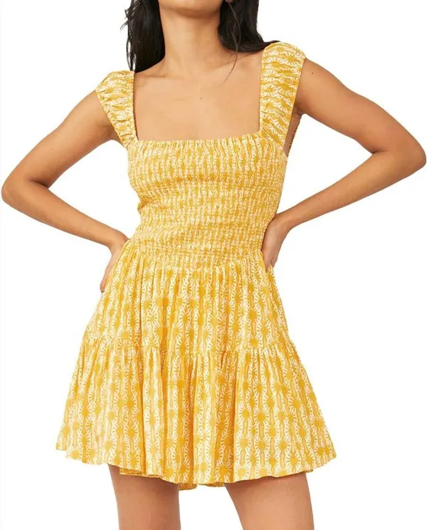 Free People Sweet Annie Smock Mini Dress - Image 4