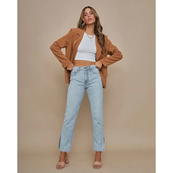 VICI ✨HP✨AMBER LINEN BLEND BLAZER✨ - Image 3