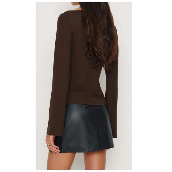 Reformation Nicola Knit Top Size Small - Image 3