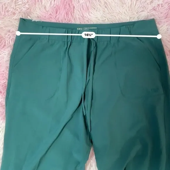 Albion Fit Jetsetter Joggers Womens Small Gold Ankle Zip Pants Green‎ # 124780 - Image 5