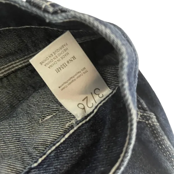 Simply Socety Size 3/26 Dark Wash Carpenter Baggy Jeans Pockets‎ - Image 5