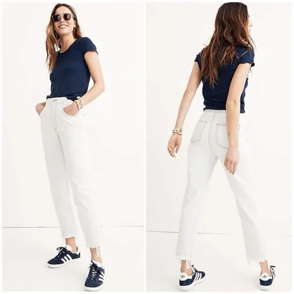 Madewell Tapered Wide Leg Jeans H5843 Size 27 - Image 3