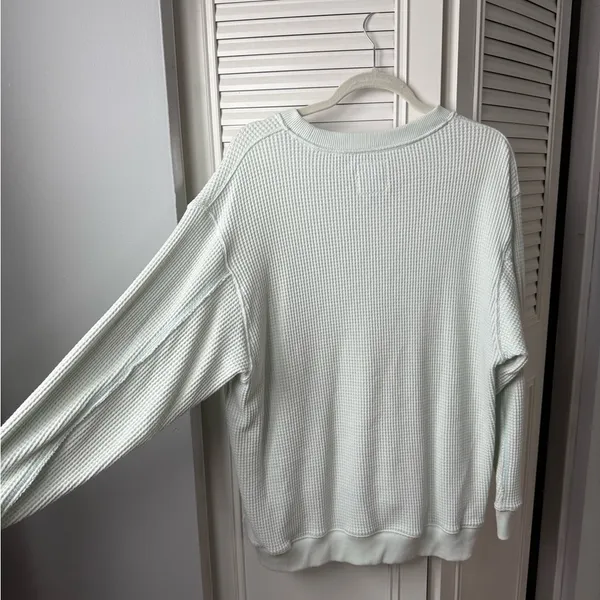Aerie Waffle Knit Crewneck - Image 4