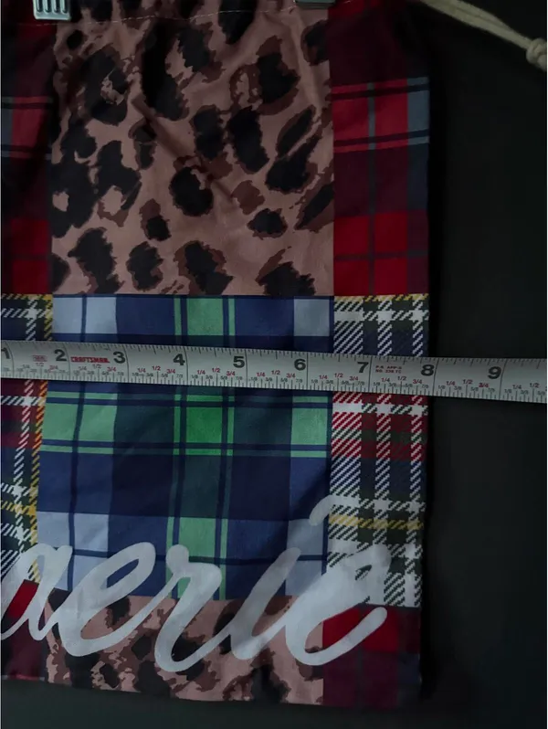 Aerie Drawstring Pouch Bag with Mixed Prints - Image 3