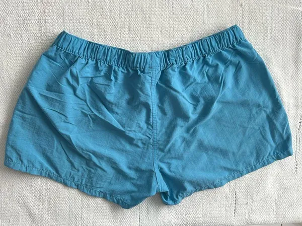 Patagonia Women's Athletic Shorts in Light Blue - Image 5