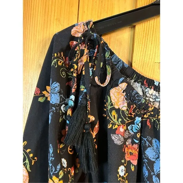 MISS ME Floral Off the Shoulder Dress Size M Viscose (0003) - Image 4