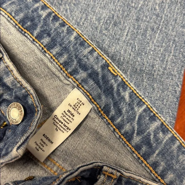 H&M wide leg jeans size 6 // 031327 - Image 2