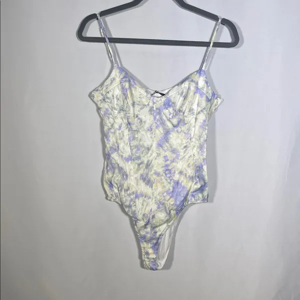 Zara Womens Tie Dye Bodysuit Medium New With Tags 3665/653/050/M - Image 2