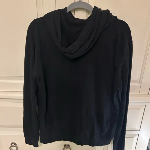 Nike Women's Black Cowl Neck Sweatshirt - Image 2