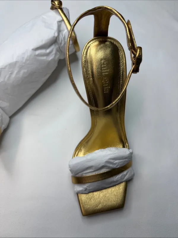 Cult Gaia Sunella Sandal Gold Color Size 39 EU/ 9 US - Image 4