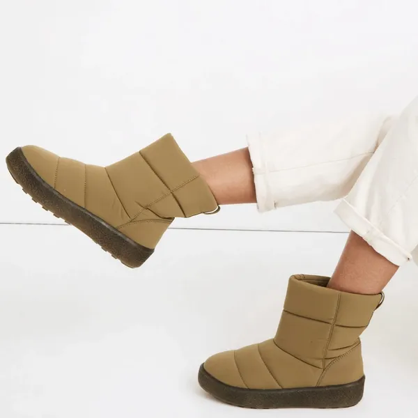 Madewell The Toasty Puffer Water-Resistant Cozy Boot ~ Olive Surplus ~ Size 6 💛 - Image 13
