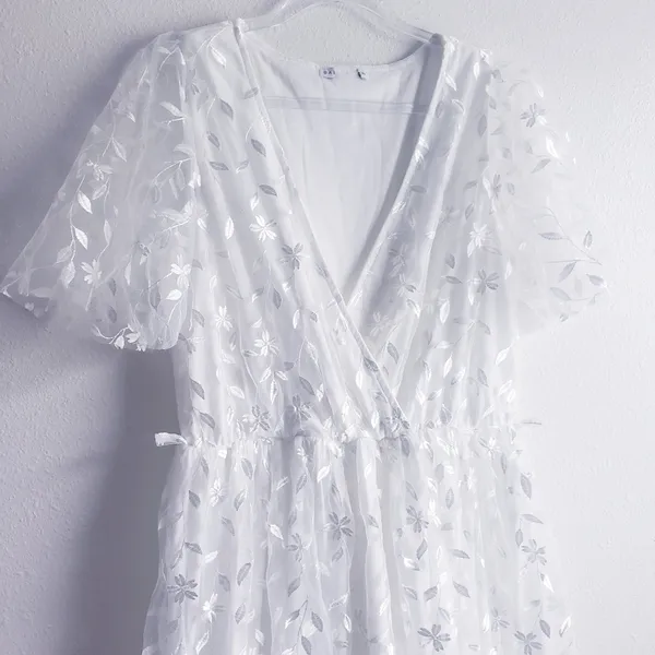 Baltic Born Marseille Embossed Maxi Dress Tulle New Without Tags - Image 4