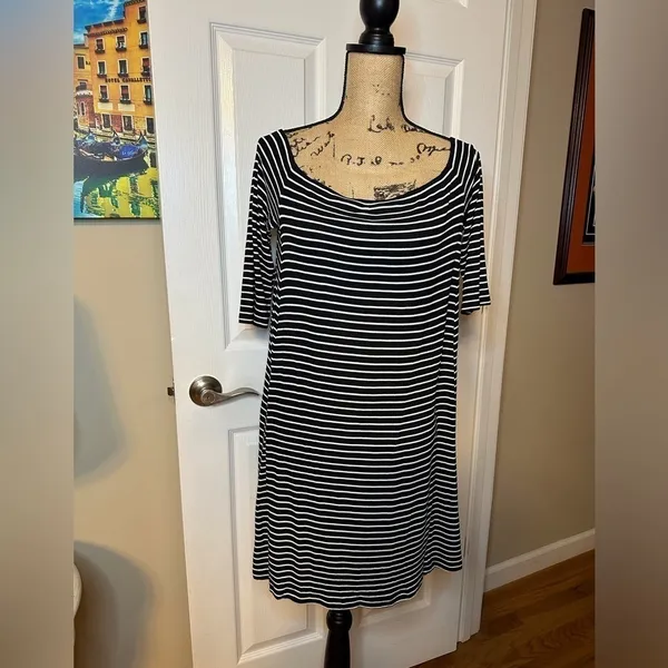 Women’s Old Navy Striped Dress Size M - Image 5