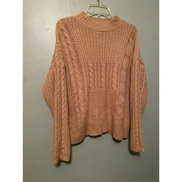 Time And Tru Mock Neck Knit Sweater Size XL - Image 3