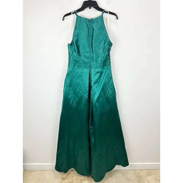 Lulus Broadway Show Emerald Green High-Low Gown Formal Glam Party L NWT - Image 7
