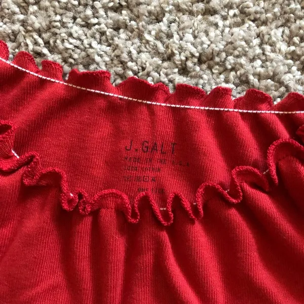 Red off shoulder top - Image 3