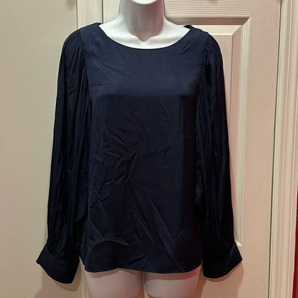 Lilly Pulitzer The Maisel Blue Top‎ Size S - Image 3