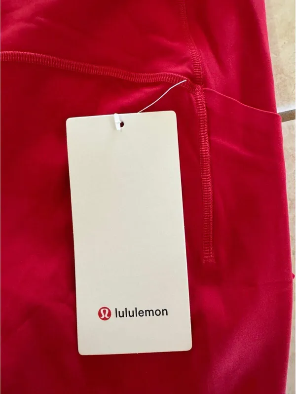 Lululemon Swift Speed With Pockets High Rise 21” Dark Red Size 8 NWT - Image 5