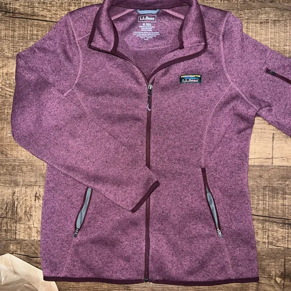 NEW LLBean thermal zip up - Image 2