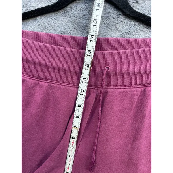 Nike Phoenix Fleece Oversized Baggy Sweatpants Joggers Size L Maroon Purple - Image 10