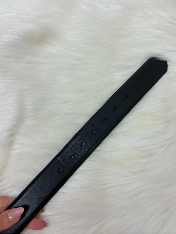 Madewell Black Leather Chunky Waist Belt - Image 8