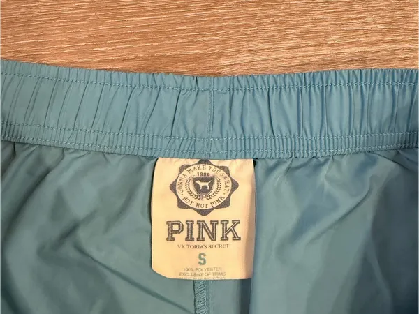 Victoria's Secret PINK Y2K Blue & White Athletic Shorts Size Small - Image 2