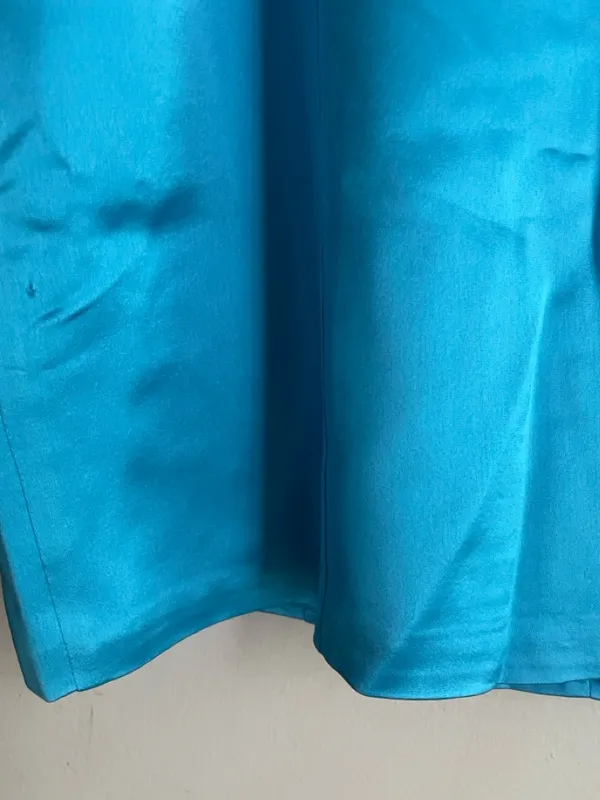 Retrofete Janessa Mini Dress Aqua Blue - Image 12