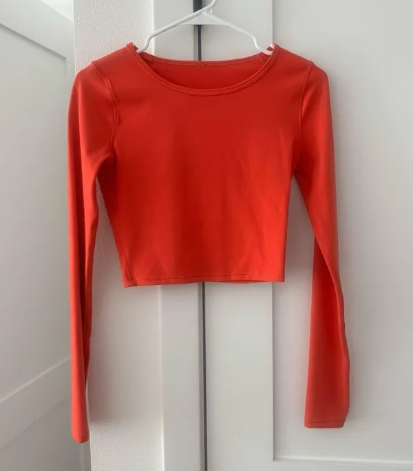 Lululemon Wunder Train cropped long sleeve - Image 2