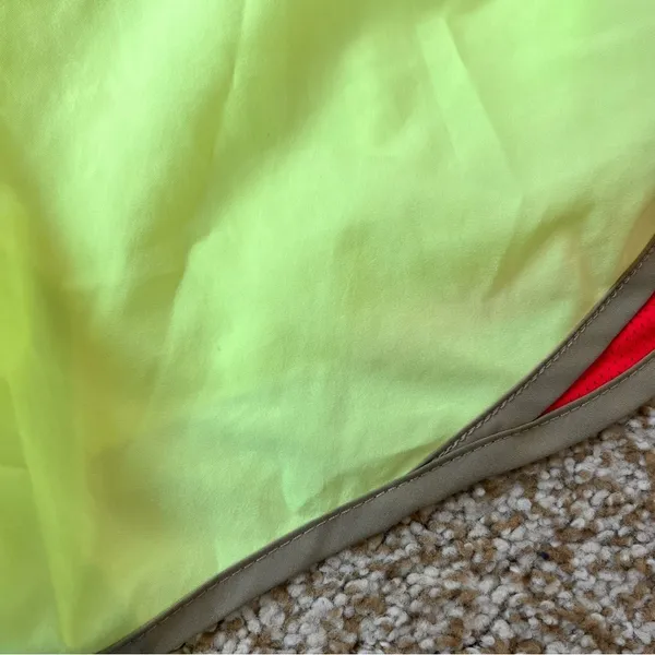 Nike Dri-Fit Tempo 3” High Rise Neon Yellow and Red Track Running Shorts Size XS - Image 8