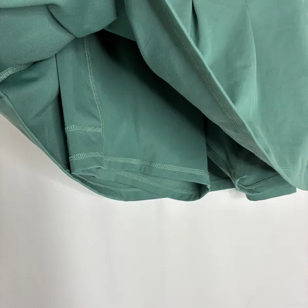 Lands' End Sea Green Mini Tennis Skort w/Pockets Womens Large - Image 4