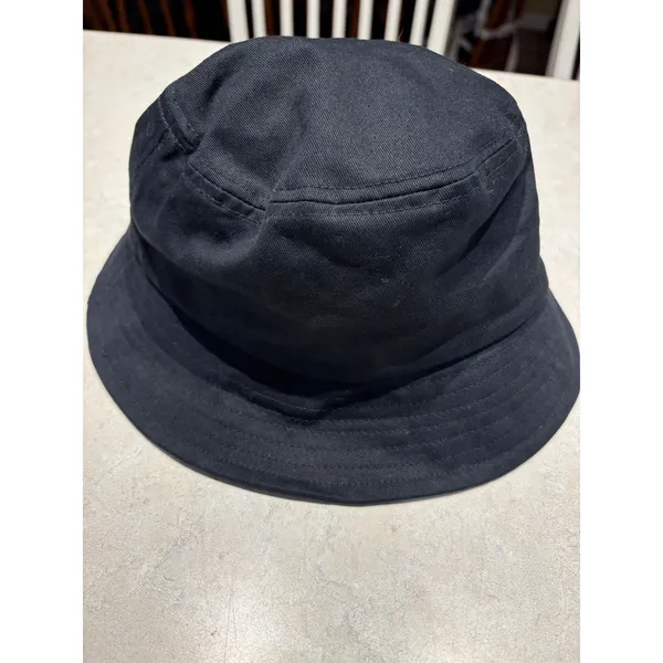 Dolls Kill Black Cotton Bucket Hat Metal Logo‎ Embroidered Alternative Grunge - Image 2