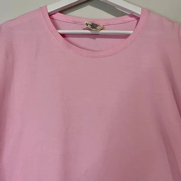Comfort Colors Women’s 100% Cotton Long Sleeve Tee Shirt Pink Size 2XL NWOT - Image 2