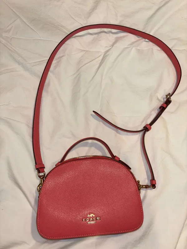 Coach Pink Bag Shoulder crossbody - Image 2