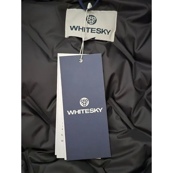 NWT Black Premium Down Filled Parka Coat Jacket XXS WhiteSky - Image 13