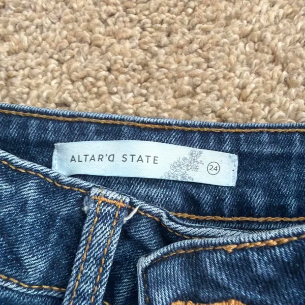Altar'd State Dark Wash Jeans  - Image 2