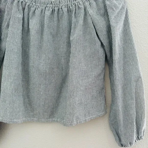 Brandy Melville Striped Off The Shoulder Top‎ - Image 5