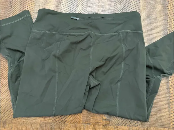 lululemon athletica Olive Green High-Rise Leggings - Image 3