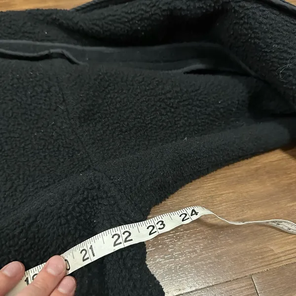 FP Movement glacier fleece jacket black size XS long Sherpa free people coat - Image 10