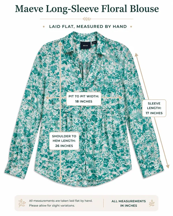 827 Maeve Anthropologie Floral Blouse Women X-Small Coastal Boho - Image 13