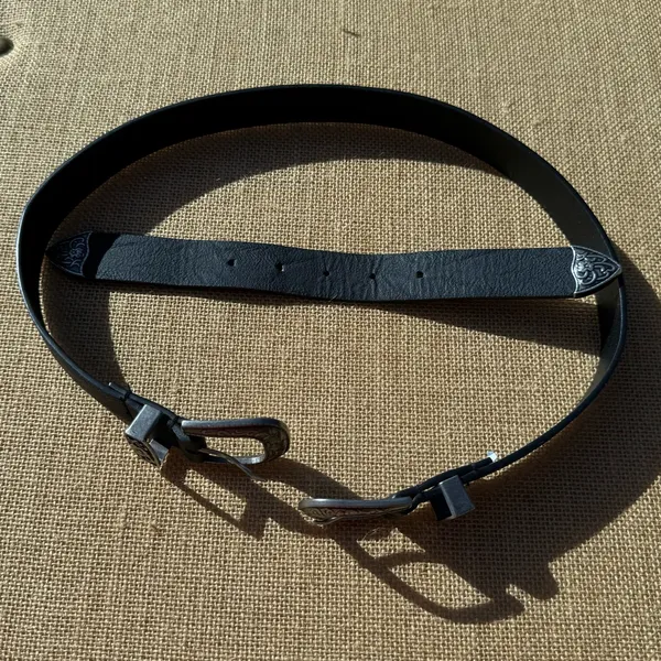 BKE Double Buckle Western Belt Size Small - Image 7